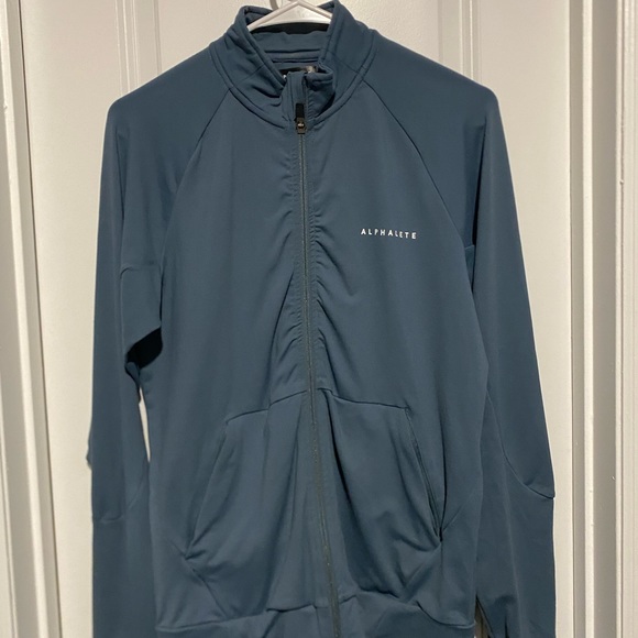 Men’s Alphalete Track Jacket Small Blue - Picture 1 of 2